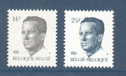 Belgique België, **, Yv 2352, 2353, Mi 2403, 2408, SG 2720, 2726, Usage Courant Type Velghe, - 1981-1990 Velghe