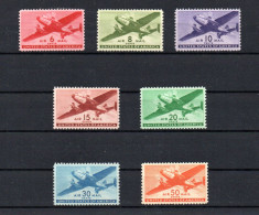 USA Airmail C25- C31 1941-1944 MNH, Shipping From Costa Rica By International Tracking Mail - 2b. 1941-1960 Ongebruikt