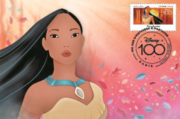 France 2023 - Disney Cent. - Pocahontas Carte Maximum - 2020-…