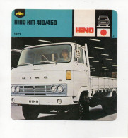 FICHE CAMION - HINO KM 410/450 - Camiones