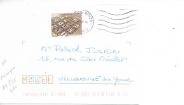 France 2013 - AA 875 - OBLITERE S/ Enveloppe 2013 /patrimoines De France : Les Mosaïques LOT B / CACHET ROND - Covers & Documents