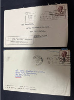 19-2-2024 (4 X 39) Australia Cover X 2 - 1950's (with Slogan Advertising) - Lettres & Documents