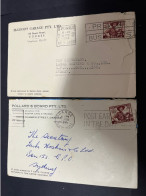 19-2-2024 (4 X 39) Australia Cover X 2 - 1950's (with Slogan Advertising) - Lettres & Documents