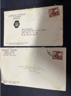 19-2-2024 (4 X 39) Australia Cover X 2 - 1950's (with Slogan Advertising) - Lettres & Documents