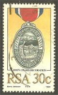 XW01-2214 RSA South Africa Médaille Decoration Medal John Chard - Usati