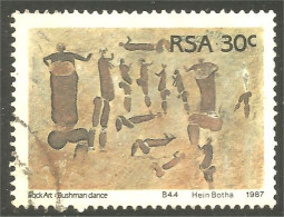 XW01-2165 RSA South Africa Wallpainting Rock Art Rupestre Sun Dance Danse Soleil Tanz - Grabados