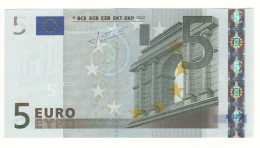 5 EURO  "X" Germany    Firma Trichet     R 006 E5   X20  /  FDS - UNC - 5 Euro