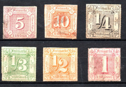 Timbres ALLEMAGNE Etats Du NORD - TOUR Et TAXIS - N° YT N° 12/17 Neufs* - Neufs