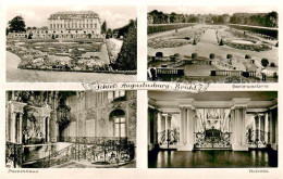 73690331 Bruehl Rheinland Schloss Augustusburg Treppenhaus Gartenparterre Vestib - Brühl