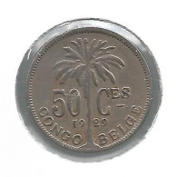 CONGO - ALBERT II * 50 Centiem 1929 Frans * Nr 12662 - 1910-1934: Albert I