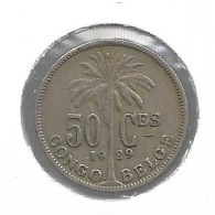 CONGO - ALBERT II * 50 Centiem 1929 Frans * Nr 12669 - 1910-1934: Albert I.