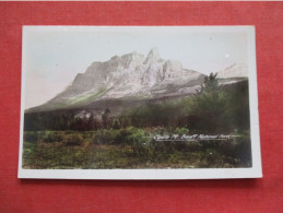 RPPC. Color          Castle Mt.  Banff   Canada > Alberta > Banff        Ref 6330 - Banff