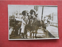 Mexico.  Child On Donkey Ride  Odd Size  3 1/2 X 5.   Ref 6330 - Mexico