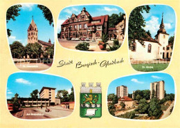 72684902 Bergisch Gladbach St Laurentius Rathaus Ev Kirche Busbahnhof Hochhaeuse - Bergisch Gladbach