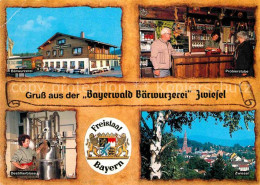 72684158 Zwiesel Niederbayern Bayerland Baerwurzerei Destillierblase Probierstub - Zwiesel