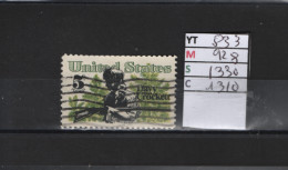 PRIX FIXE Obl  833 YT 928 MIC 1330 SCO 1310 GIB  David Crockett 1967 Etats Unis  58A/12 - Used Stamps