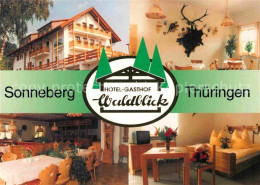 72680064 Sonneberg Thueringen Hotel Gasthaus Waldblick Steinbach Sonneberg - Sonneberg