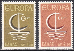 GREECE 1966 Europe / CEPT MNH Set Vl. 982 / 983 - Nuovi