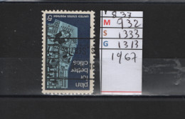 PRIX FIXE Obl  837 YT 932 MIC 1333 SCO 1313 GIB  Conférence Sur Le Plan D'urbanisme à Washington 1967 Etats Unis  58A/12 - Gebruikt