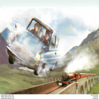 CP HARRY POTTER (Car, Railway)  Postée USA  Timbrée FOREVER USA ,  LUNAR NEW YEAR , 10 Mars 2022 . - Sobres De Eventos