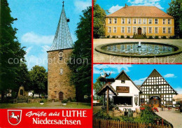 72673875 Luthe Kirche Brunnen Fachwerkhaus Luthe - Steinhude