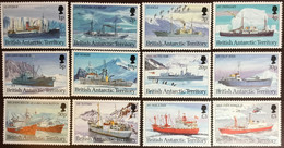 British Antarctic Territory BAT 1993 Research Vessels Ships Complete Set MNH - Andere & Zonder Classificatie