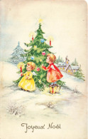 FETES ET VOEUX - Noël - Des Enfants Décorant Le Sapin - Colorisé - Carte Postale Ancienne - Other & Unclassified