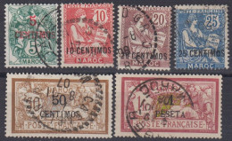 MAROC  - N° 11 à 16 Oblitérés - Cote : 148 € - Used Stamps