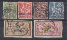 MAROC  - N° 11 à 16 Oblitérés - Cote : 148 € - Used Stamps