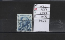 PRIX FIXE Obl  840 YT 937 MIC 1283 SCO 1265 GIB George Washington 1967 Etats Unis  58A/12 - Used Stamps