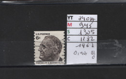 PRIX FIXE Obl  840A YT 945 MIC 1305 SCO 1282 GIB Roosevelt 1967 Etats Unis  58A/12 Dentelée Verticalement - Used Stamps