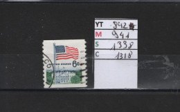 PRIX FIXE Obl  842 YT 941 MIC 1338 SCOT 1318 GIB Drapeau Maison Blanche 1968 Etats Unis  58A/12 Dentelée Verticalement - Used Stamps