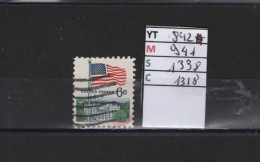 PRIX FIXE Obl  842 YT 941 MIC 1338 SCOT 1318 GIB Drapeau Maison Blanche 1968 Etats Unis  58A/12 - Used Stamps
