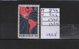 PRIX FIXE Obl  844 YT 946 MIC 1340 SCO 1324 GIB Hemisfair'68 1968 Etats Unis  58A/12 - Oblitérés