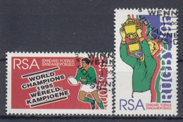 SOUTH AFRICA 960-961,used,rugby - Gebruikt