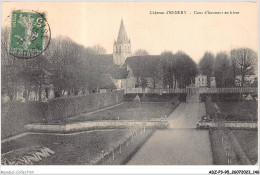 ADZP3-95-0254 - Château D'ENNERY - Cour D'honneur En Hiver - Ennery