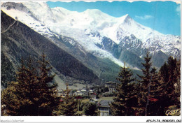 AFSP1-74-0032 - CHAMONIX - MONT-BLANC - Vue Générale Sur Le Mont-blanc Et Le Glacier Des Bossons  - Chamonix-Mont-Blanc