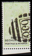 1888. BECHUANALAND. POSTAGE & REVENUE __1 S. Overprint On ONE SHILLING __ Victoria. Beautiful ... (MICHEL 26) - JF542516 - 1885-1964 Bechuanaland Protettorato