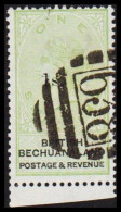 1888. BECHUANALAND. POSTAGE & REVENUE __1 S. Overprint On ONE SHILLING __ Victoria. Beautiful ... (MICHEL 26) - JF542516 - 1885-1964 Bechuanaland Protectorate