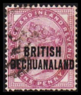 1891. BECHUANALAND. BRITISH BECHUANALAND ONE PENNY Victoria.  (MICHEL 40) - JF542517 - 1885-1964 Protectorado De Bechuanaland