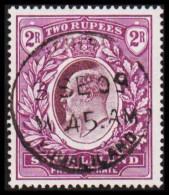 1904. SOMALILAND PROTECTORATE. Edward VII. 2 R - TWO RUPEES Fine Cancelled BERBERA 3 SE 09. (Michel 30) - JF542523 - Somalilandia (Protectorado ...-1959)