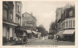 FRANCE - Houilles - Place Et Avenue De La Gare - Carte Postale - Houilles