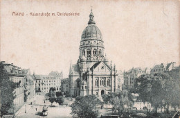 ALLEMAGNE - Mainz - KaiserstraBe M. Chrisluskirche - Carte Postale Ancienne - Mainz