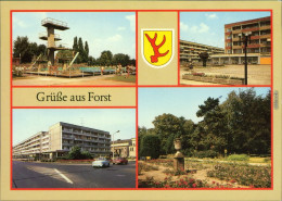 Forst (Lausitz) Baršć Schwimmstadion   Berliner Straße, Berliner Straße 1988 - Forst