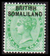 1903. BRITISH SOMALILAND. Overprint On HALF ANNA VICTORIA INDIA POSTAGE. Hinged.  (Michel 1) - JF542540 - Somaliland (Protectorate ...-1959)