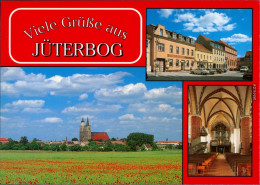 Jüterbog Blick Zur Nicolai-Kirche, Markt, Nikolaikirche Mit Blick Zur Orgel 1995 - Jüterbog