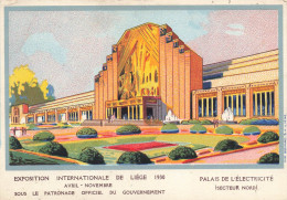 BELGIQUE - Exposition Internationale De Liège 1930 - Vue De L'entrée Du Palais De L'électricité - Carte Postale Ancienne - Liège