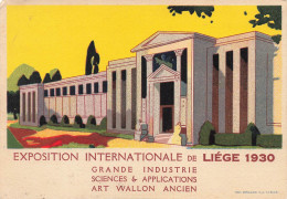 BELGIQUE - Exposition Internationale De Liège 1930 - Grande Industrie Sciences & Applications - Carte Postale Ancienne - Liège