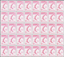 1952. FINLAND. OLYMPICS. Complete Set In Never Hinged 40-blocks. Impressive And Unusual.  (Michel 399-402) - JF542647 - Neufs