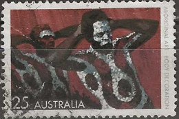 AUSTRALIA 1971 Aboriginal Art - 25c. - Body Decoration FU - Used Stamps